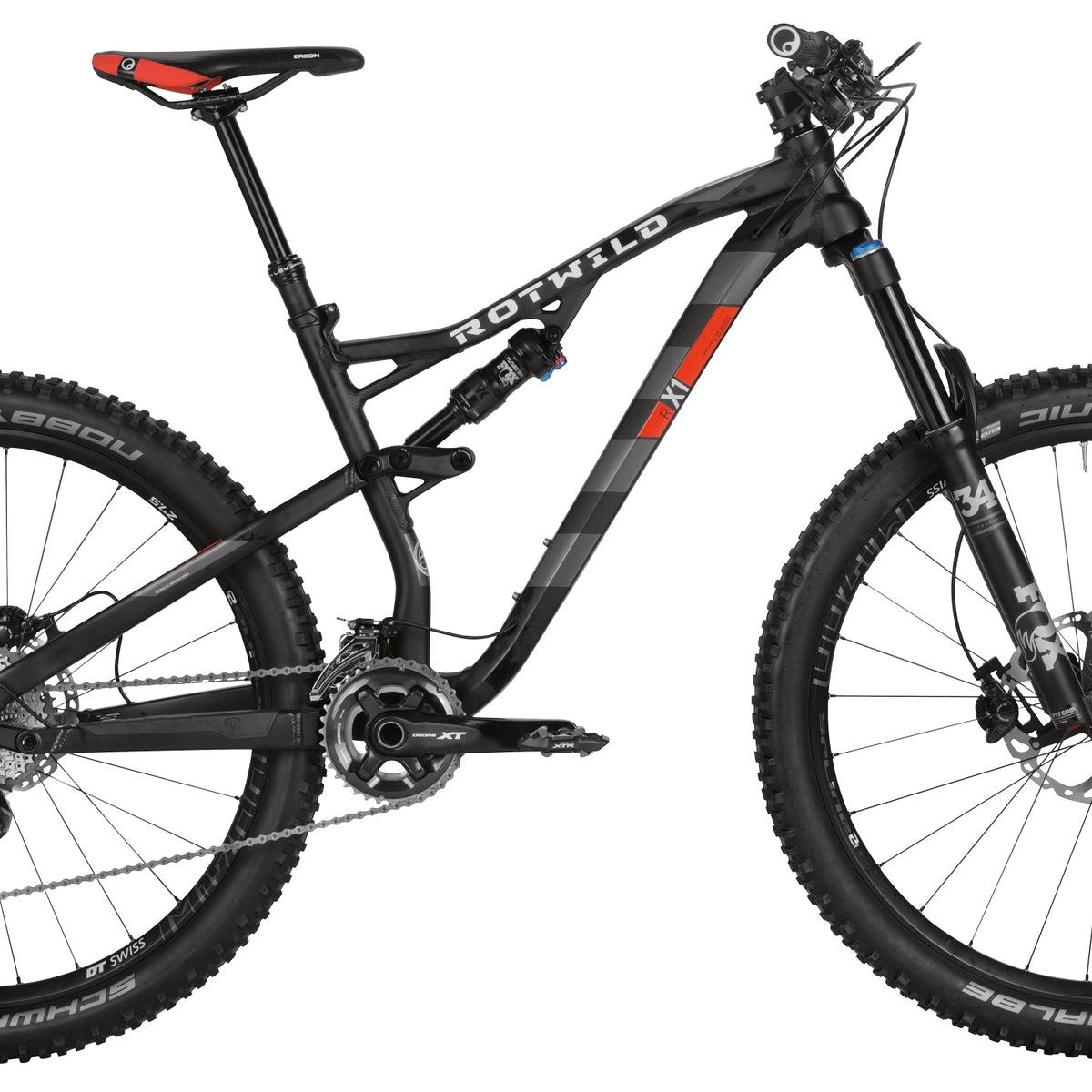 rotwild fahrrad zubehör X1 FS 29 Pro schwarz-matt
